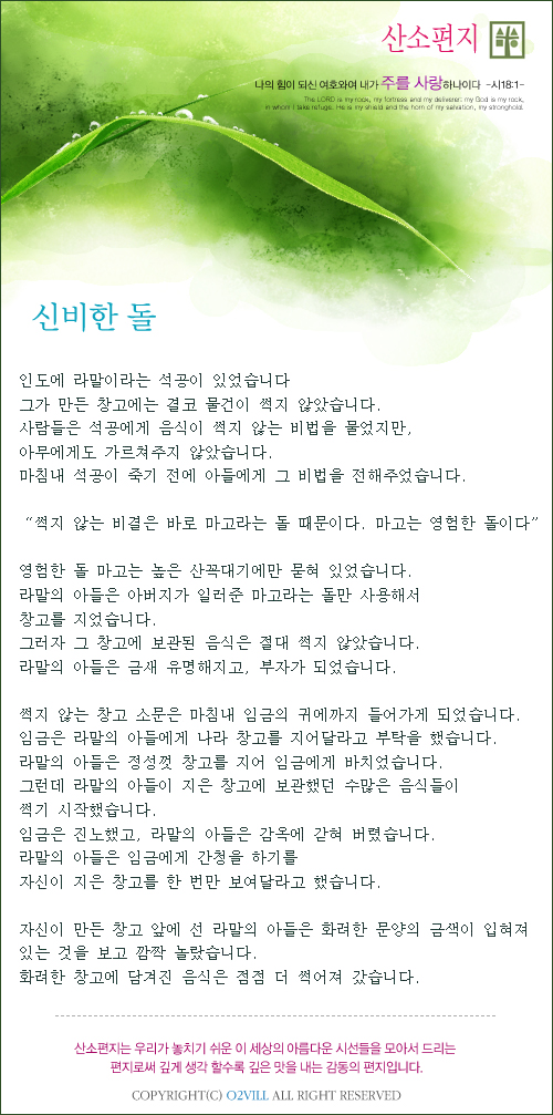 신비한 돌